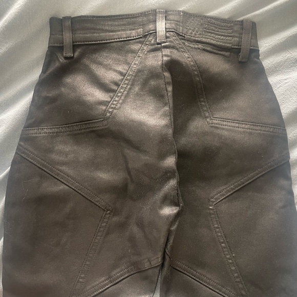 REVICE Coated Black Straight/Skinny Jeans - Picture 7 of 7